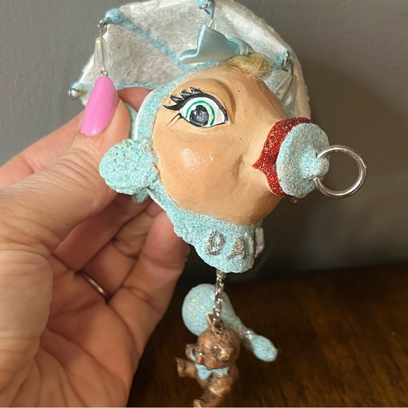 Katherine's Collections baby kissing fish rare ornament. - Picture 9 of 15